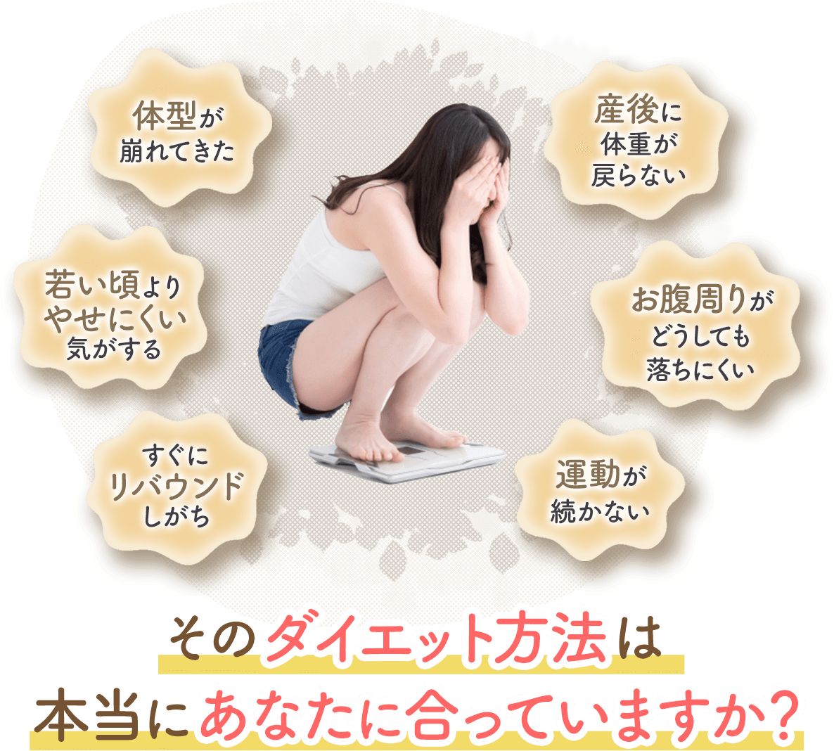 ダイエットの悩み